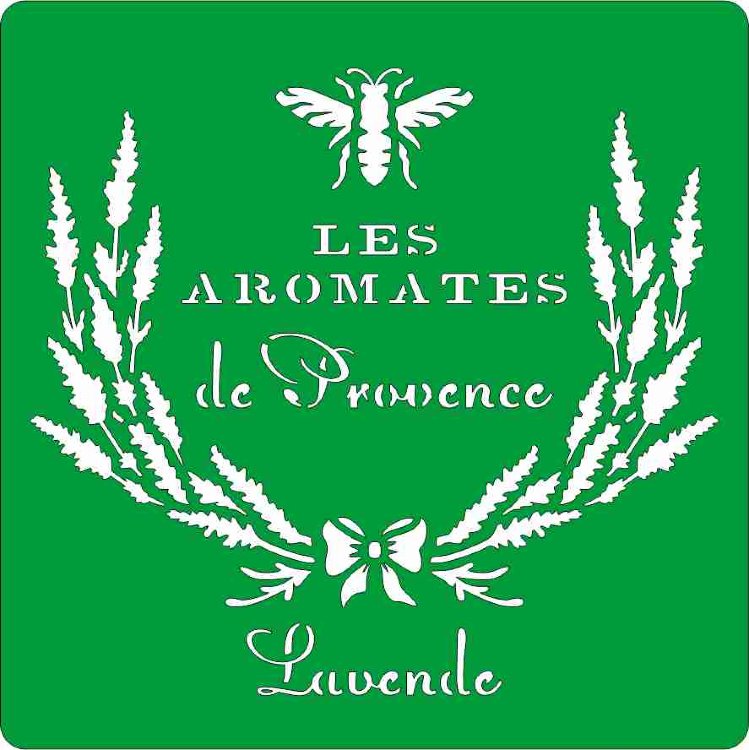 Трафарет на клеевой основе Les aromates, 15*15 см