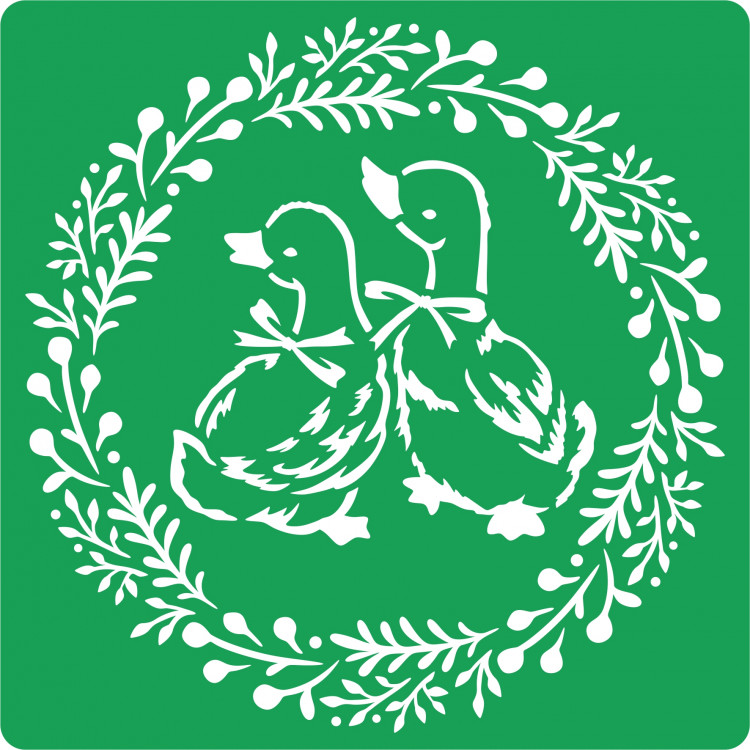 Трафарет на клеевой основе Утята - 1