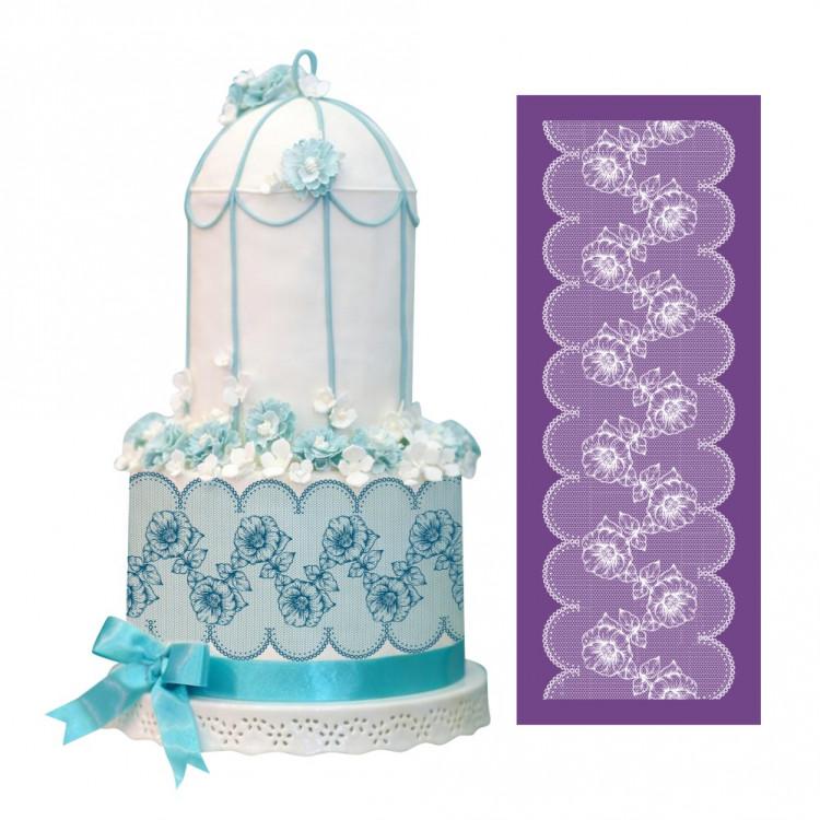 Кондитерский трафарет (mesh трафарет)  MST-01