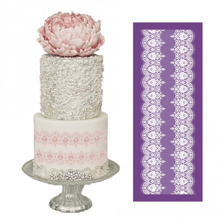 Кондитерский трафарет (mesh трафарет)  MST-03