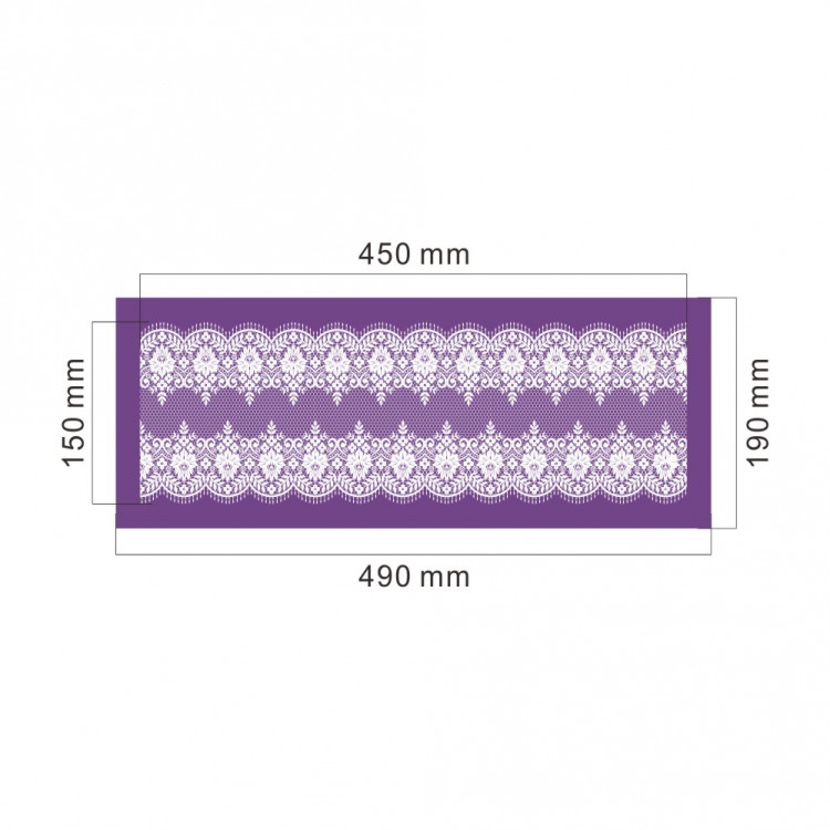 Кондитерский трафарет (mesh трафарет)  MST-03