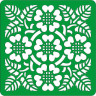 Трафарет на клеевой основе Плитка-70, 10*10 см