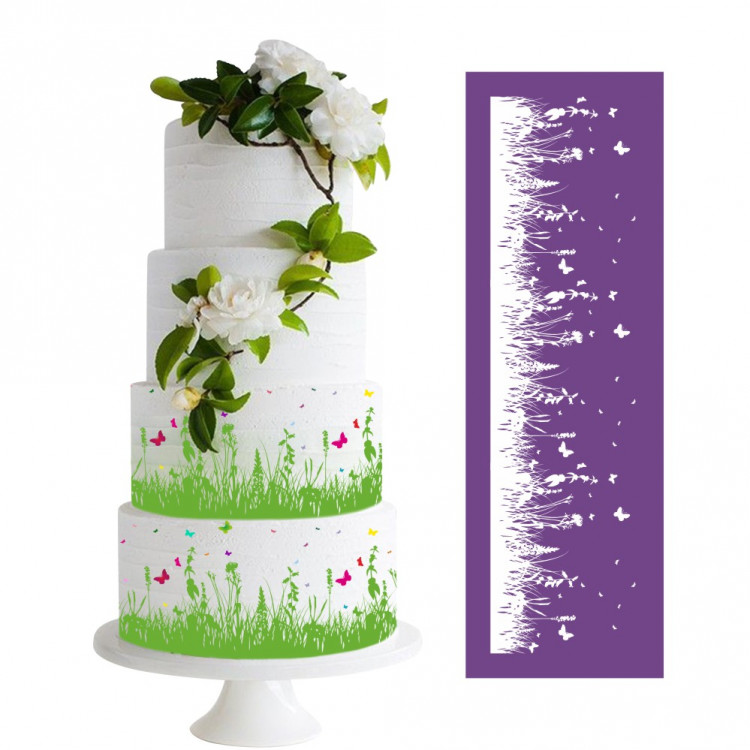 Кондитерский трафарет (mesh трафарет)  MST-08