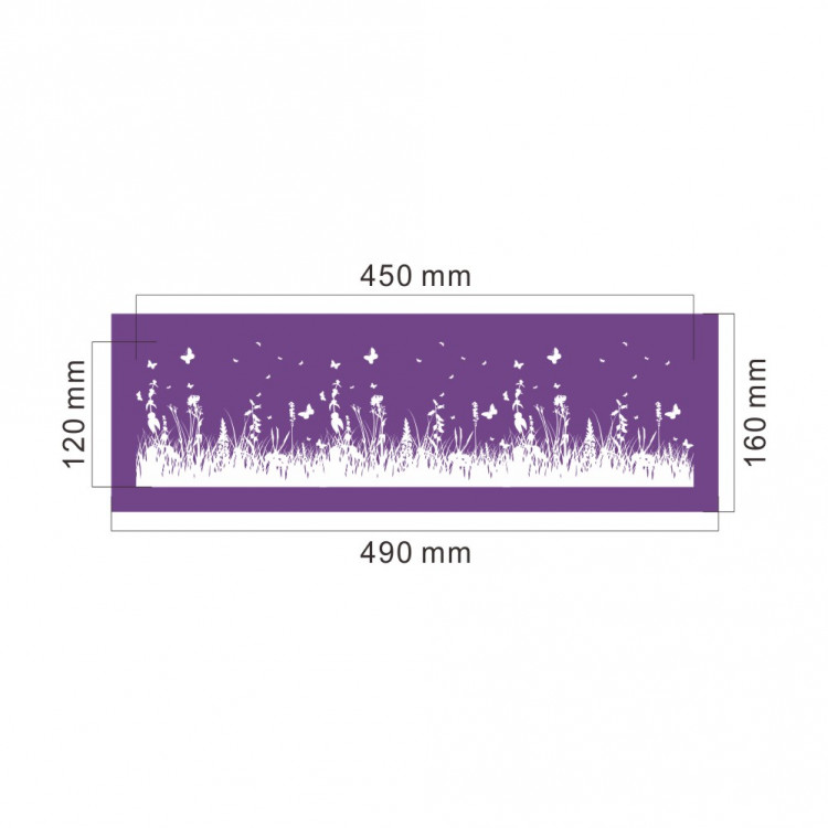 Кондитерский трафарет (mesh трафарет)  MST-08