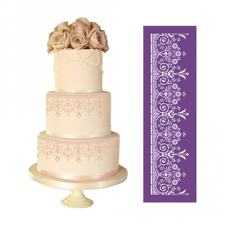 Кондитерский трафарет (mesh трафарет)  MST-16