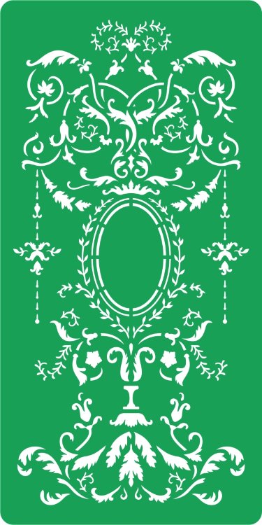 Трафарет на клеевой основе Узор-8, 10*20 см