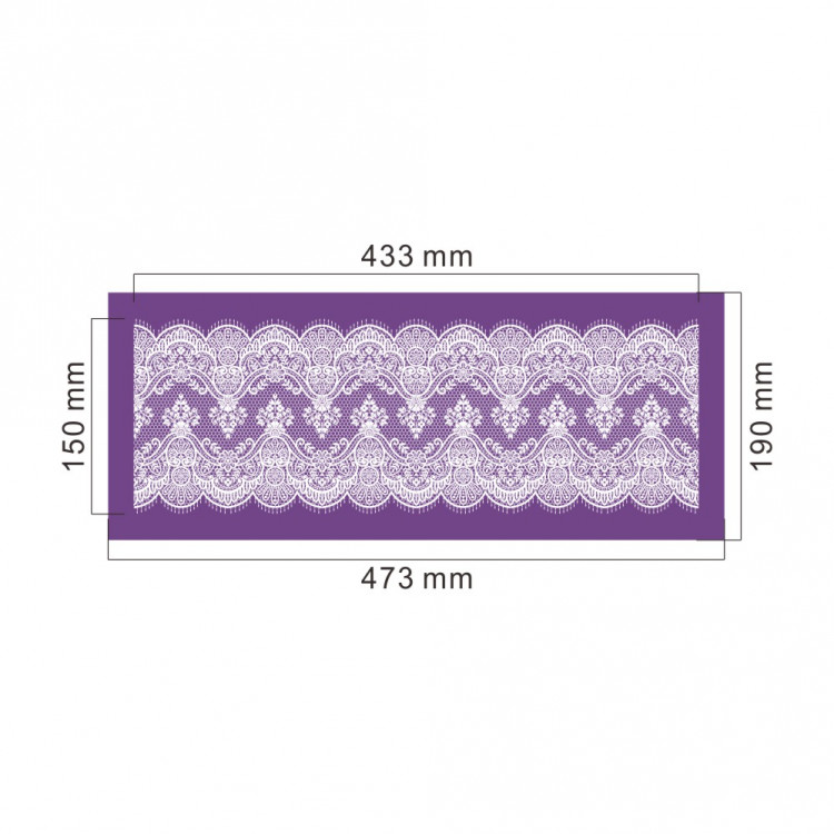 Кондитерский трафарет (mesh трафарет)  MST-43