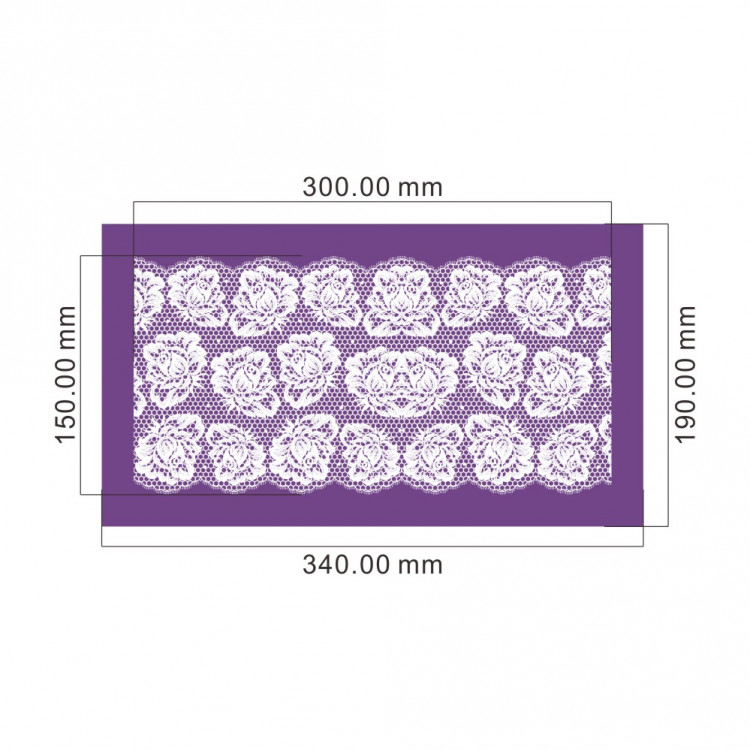 Кондитерский трафарет (mesh трафарет)  MST-51
