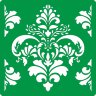Трафарет на клеевой основе Узор-9, 15*15 см