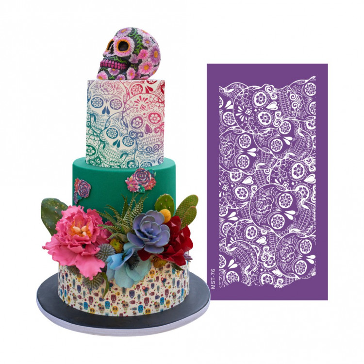 Кондитерский трафарет (mesh трафарет)  MST-76