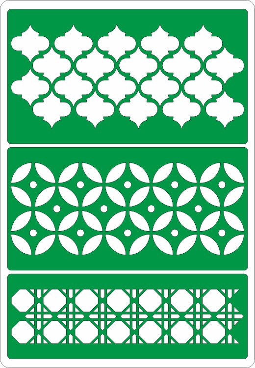 Трафарет на клеевой основе. фон 79, 14*20 см