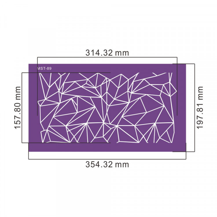 Кондитерский трафарет (mesh трафарет)  MST-89