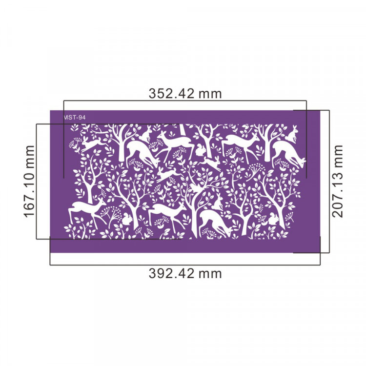 Кондитерский трафарет (mesh трафарет)  MST-94