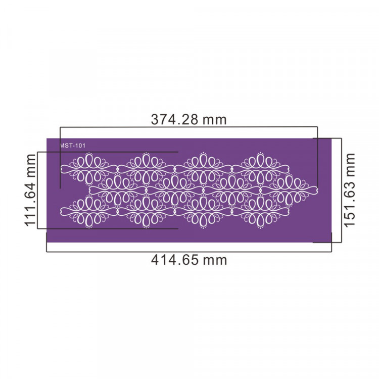 Кондитерский трафарет (mesh трафарет)  MST-101