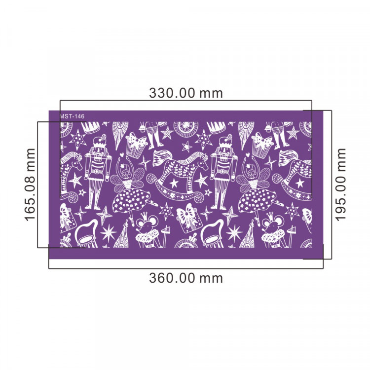 Кондитерский трафарет (mesh трафарет)  MST-146