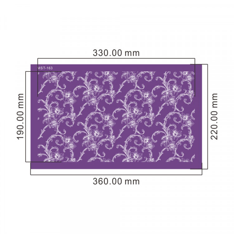 Кондитерский трафарет (mesh трафарет)  MST-163