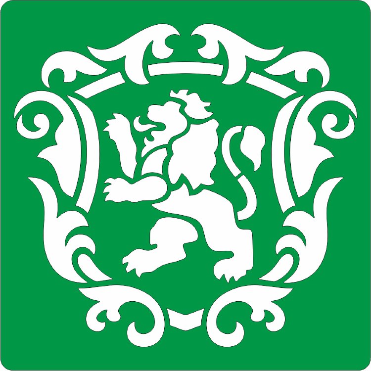 Трафарет на клеевой основе Герб, 15*15 см