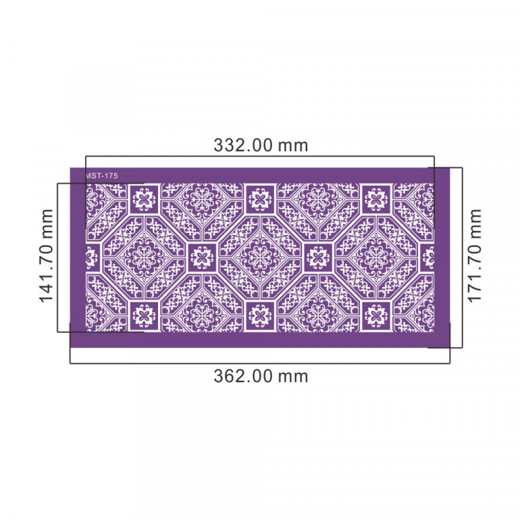 Кондитерский трафарет (mesh трафарет)  MST-175