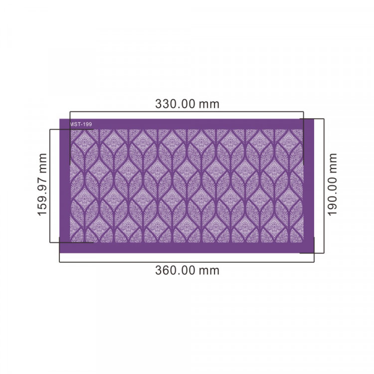 Кондитерский трафарет (mesh трафарет)  MST-199