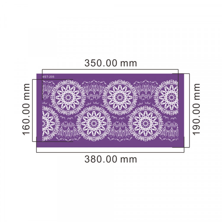 Кондитерский трафарет (mesh трафарет)  MST-205