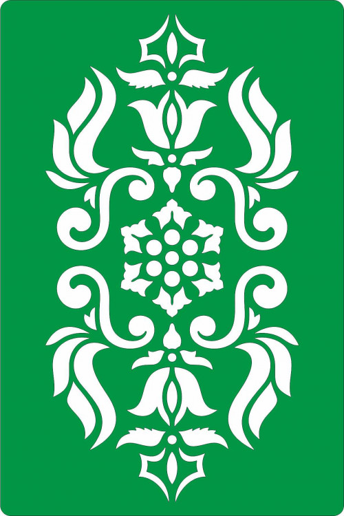 Трафарет на клеевой основе Плитка-31, 10*15 см