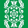 Трафарет на клеевой основе Плитка-31, 10*15 см