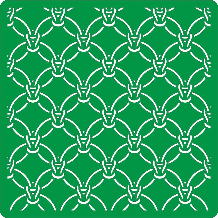 Трафарет на клеевой основе фон 120 макраме, 15*15 см