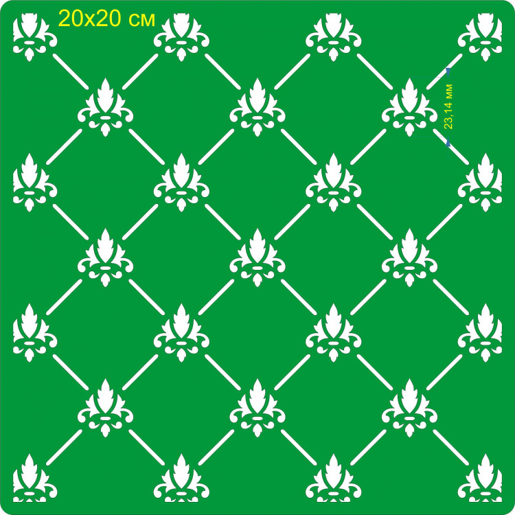 Трафарет на клеевой основе фон 180