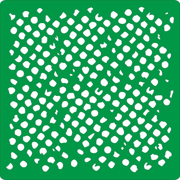 Трафарет на клеевой основе, фон 30, 15*15 см