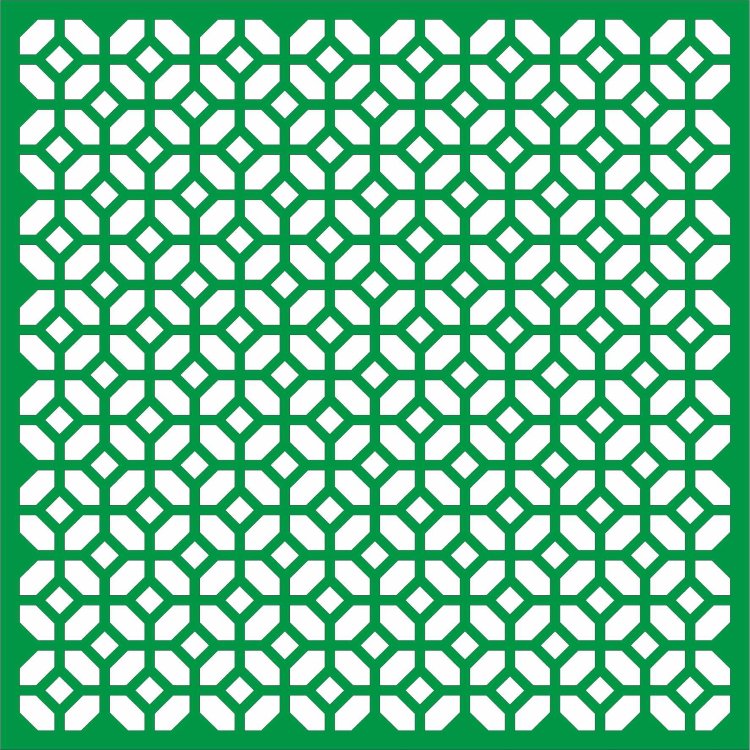 Трафарет на клеевой основе фон 121, 15*15 см