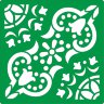 Трафарет на клеевой основе Плитка-41, 10*10 см