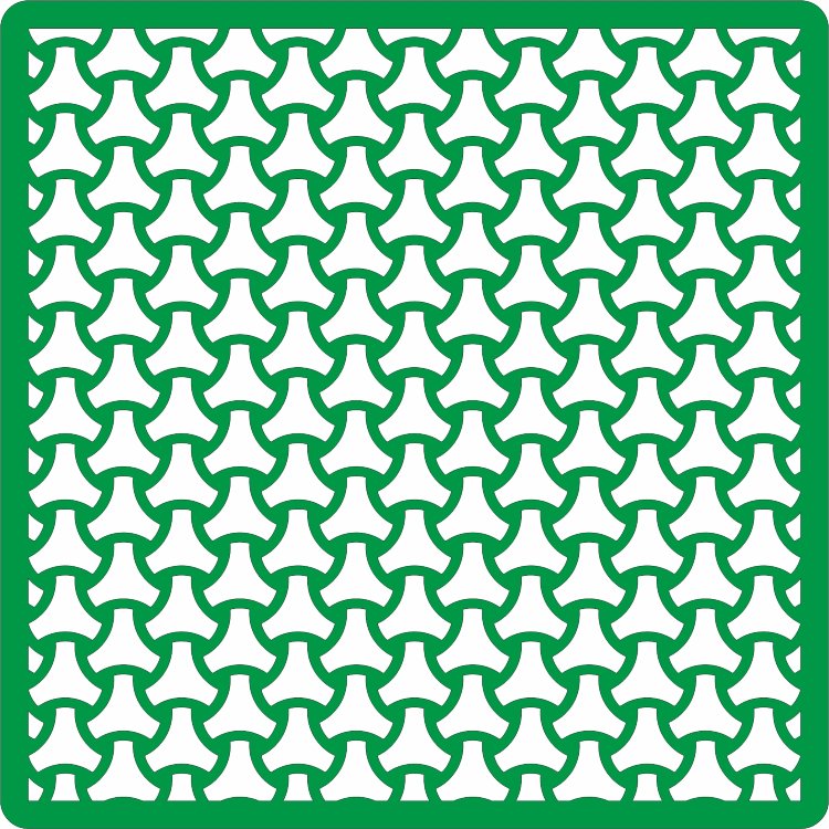 Трафарет на клеевой основе фон 88, 15*15 см