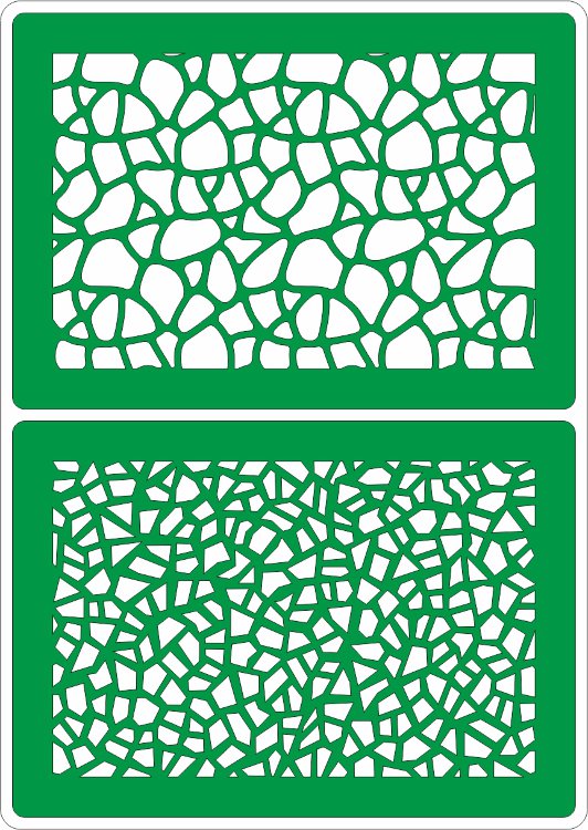 Трафарет на клеевой основе, фон 47, 14*20 см