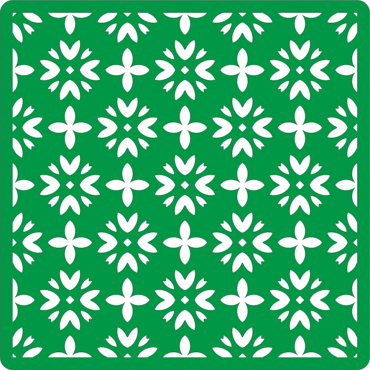 Трафарет на клеевой основе фон 92, 15*15 см