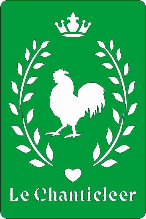 Трафарет на клеевой основе Le chanticleer