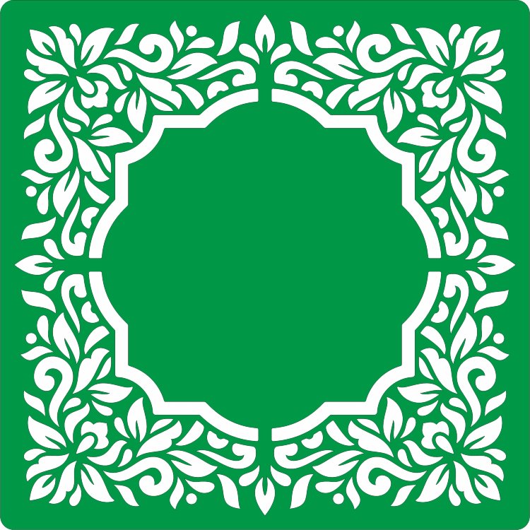 Трафарет на клеевой основе Рамки - 4, 20*20 см