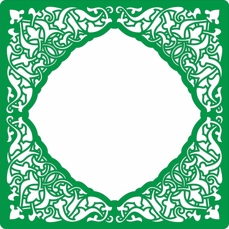 Трафарет на клеевой основе Рамки - 5, 20*20 см