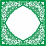 Трафарет на клеевой основе Рамки - 5, 20*20 см