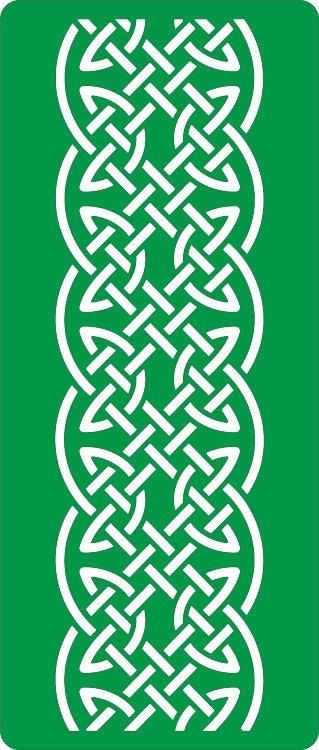 Трафарет на клеевой основе Бордюры-30, 8,5*20 см