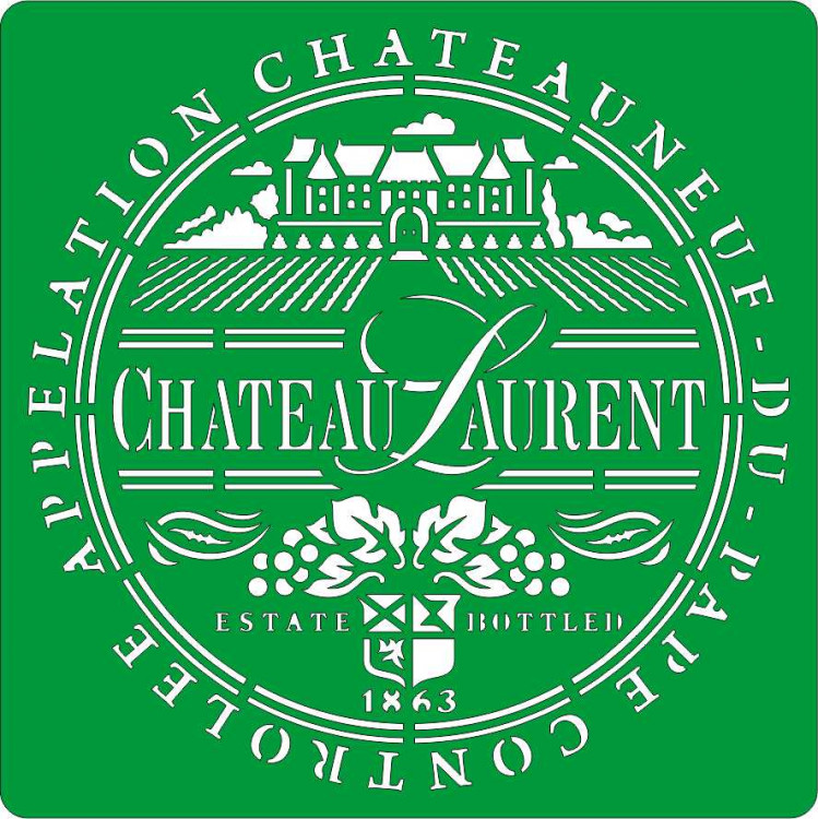 Трафарет на клеевой основе Chateau Laurent